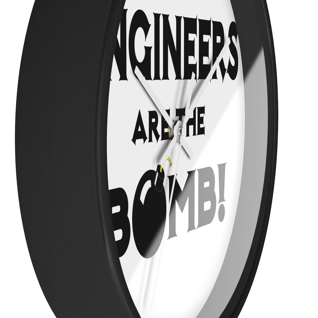 Engineers Are The Bomb! (2) - Wall Clock