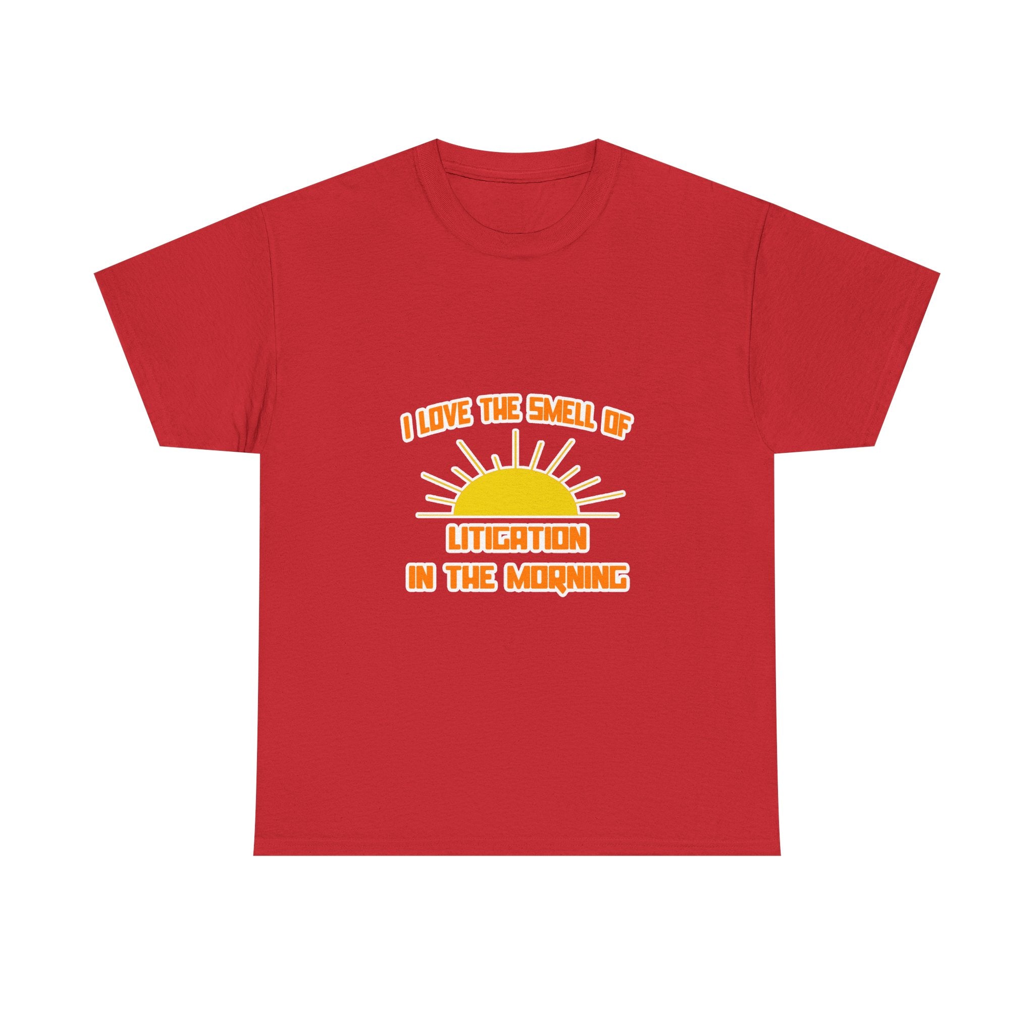 Smell of Litigation in the Morning - Unisex Heavy Cotton Tee