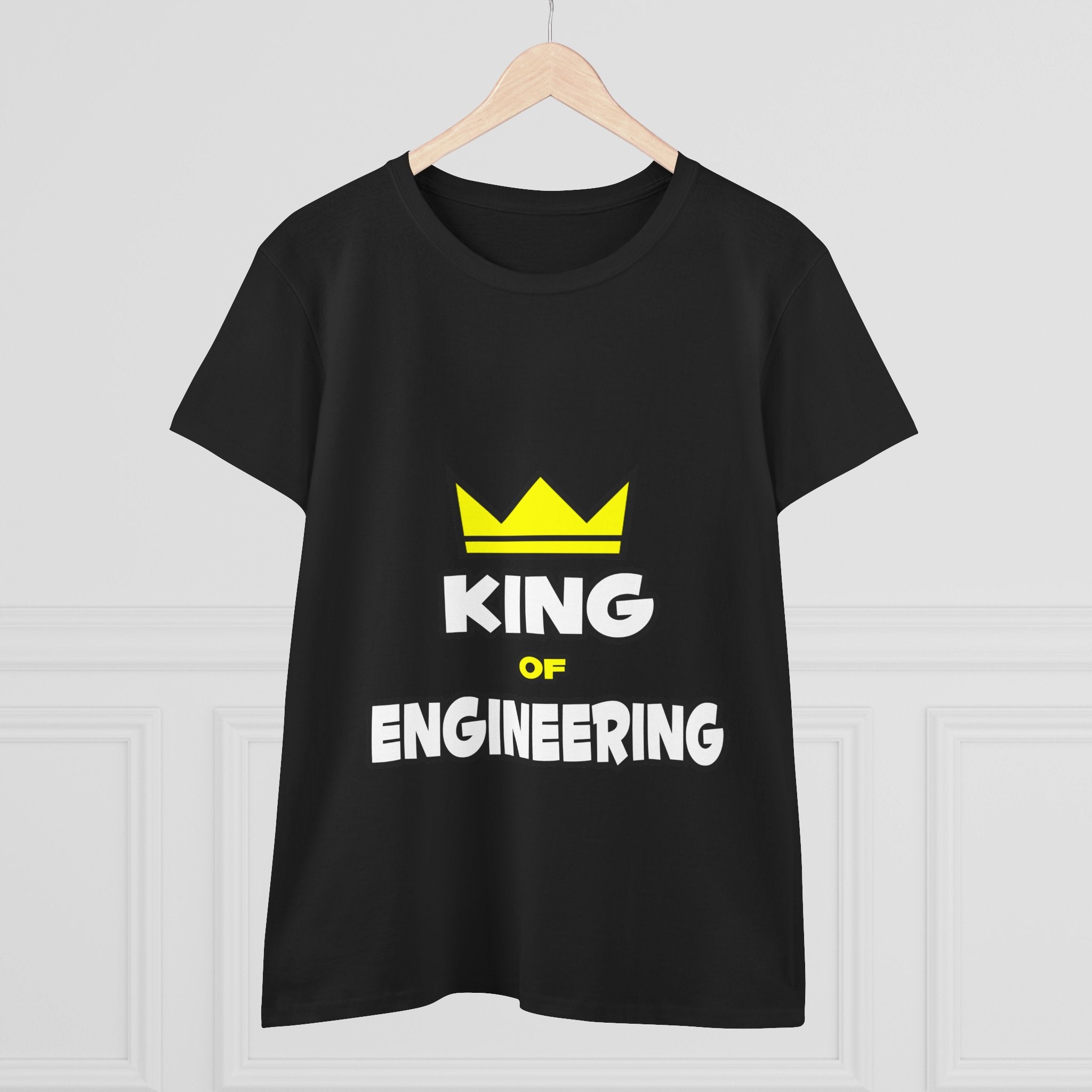 King of Engineering - Women's Midweight Cotton Tee