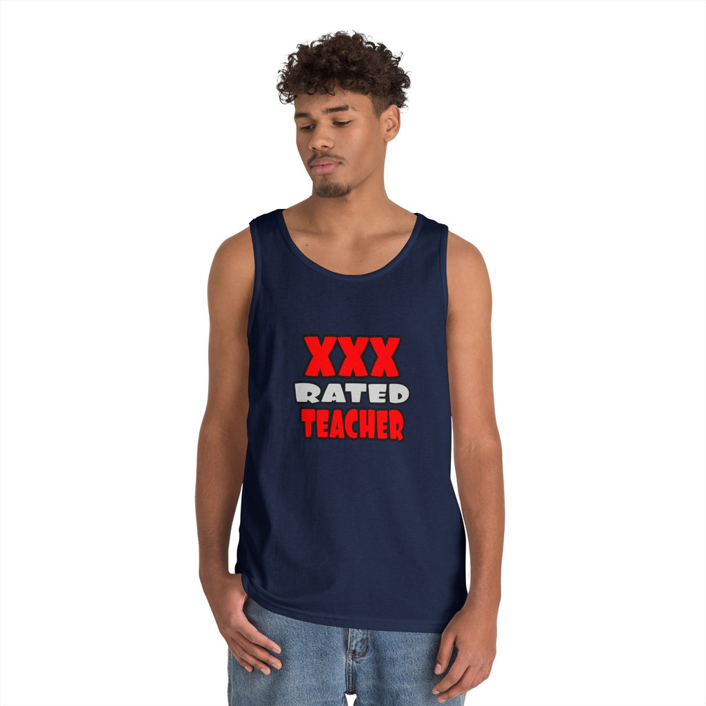 XXX Rated Teacher - Unisex Heavy Cotton Tank Top