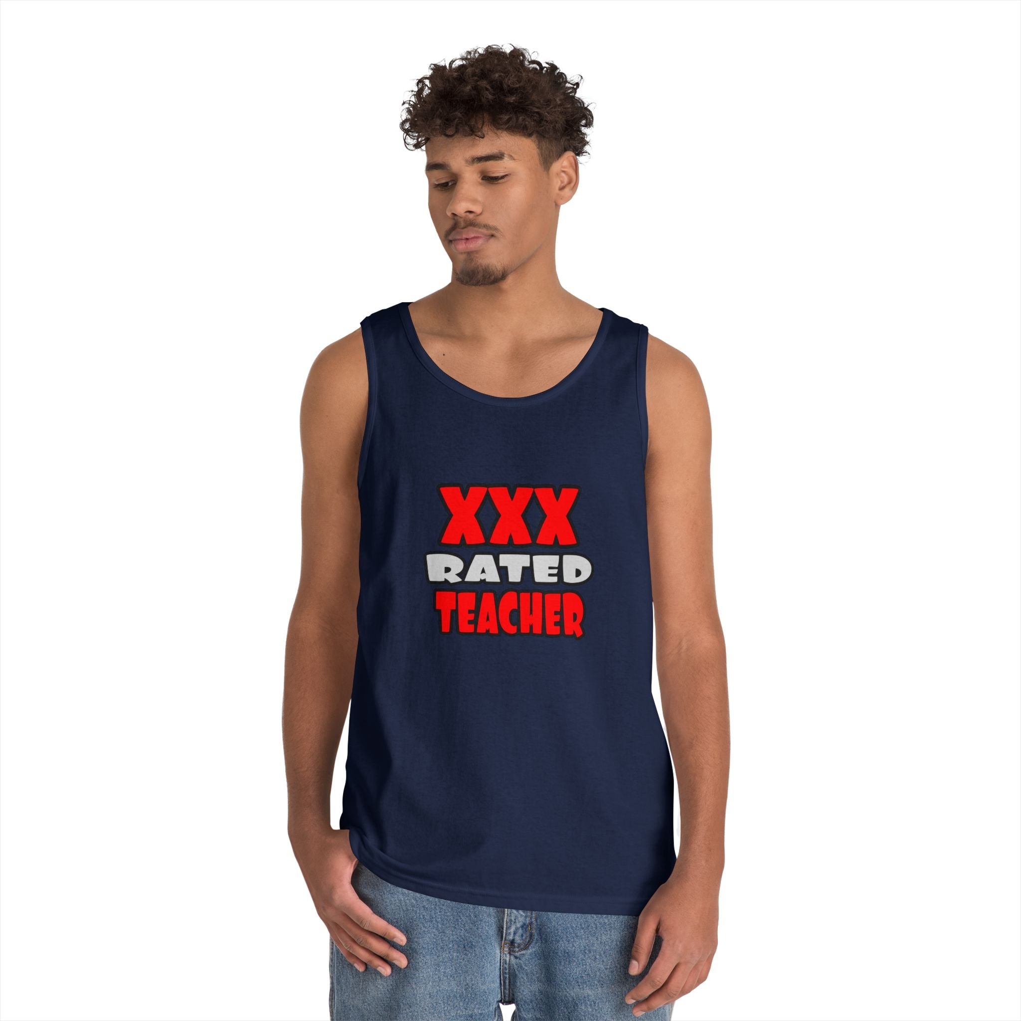 XXX Rated Teacher - Unisex Heavy Cotton Tank Top