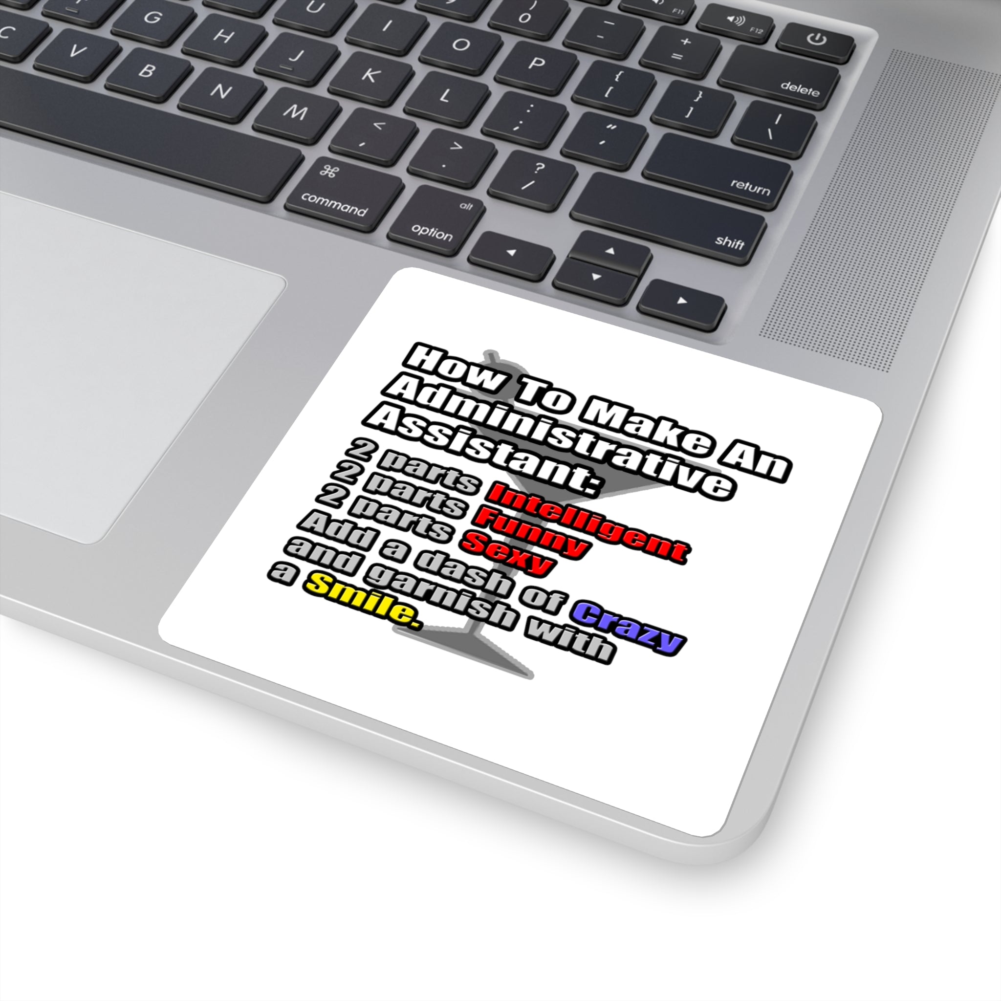 How To Make an Administrative Assistant - Square Stickers