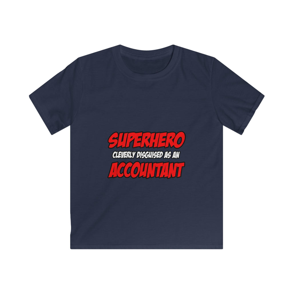 Superhero...Accountant - Kids Softstyle Tee