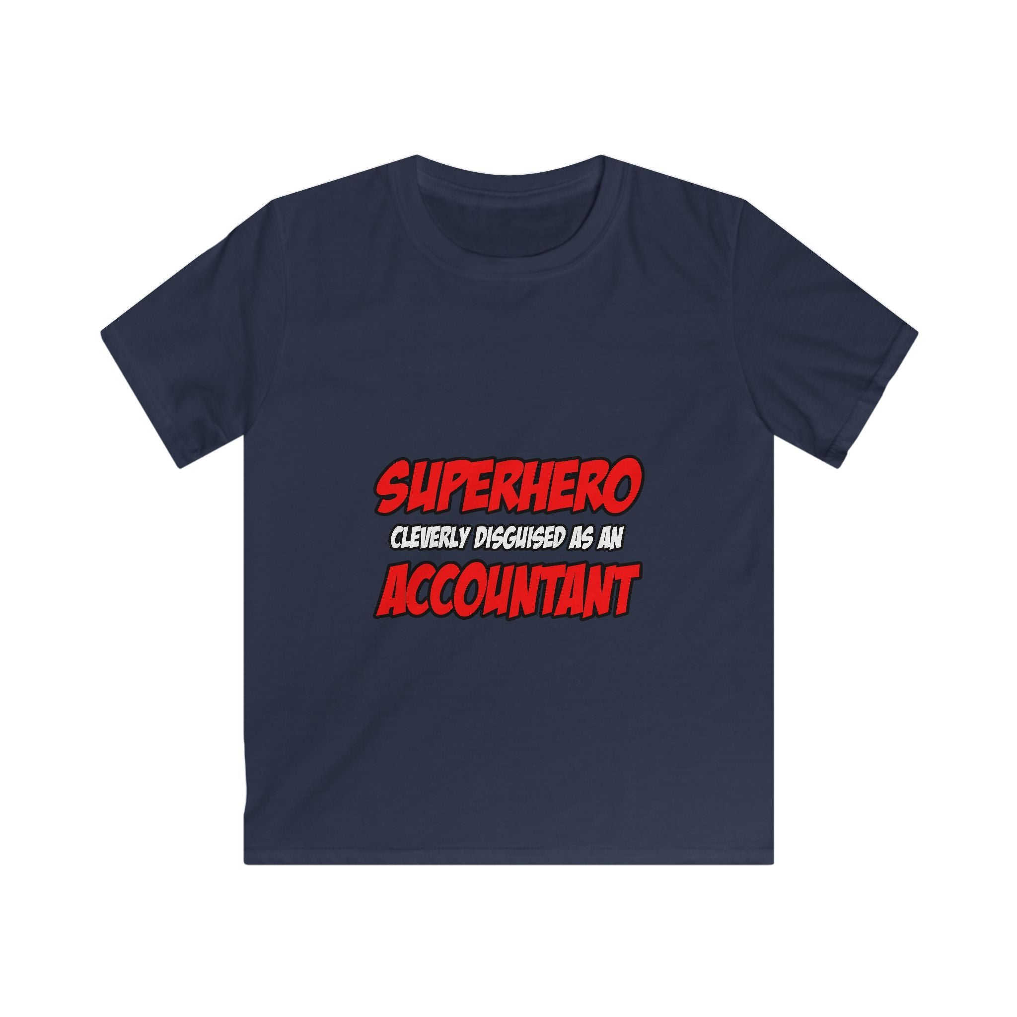 Superhero...Accountant - Kids Softstyle Tee