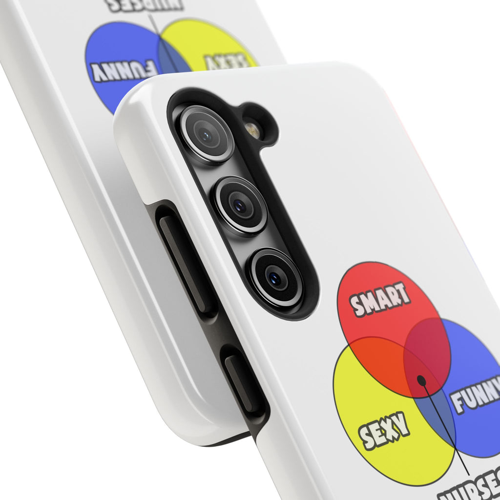 Venn Diagram .. Nurses - Tough Phone Cases