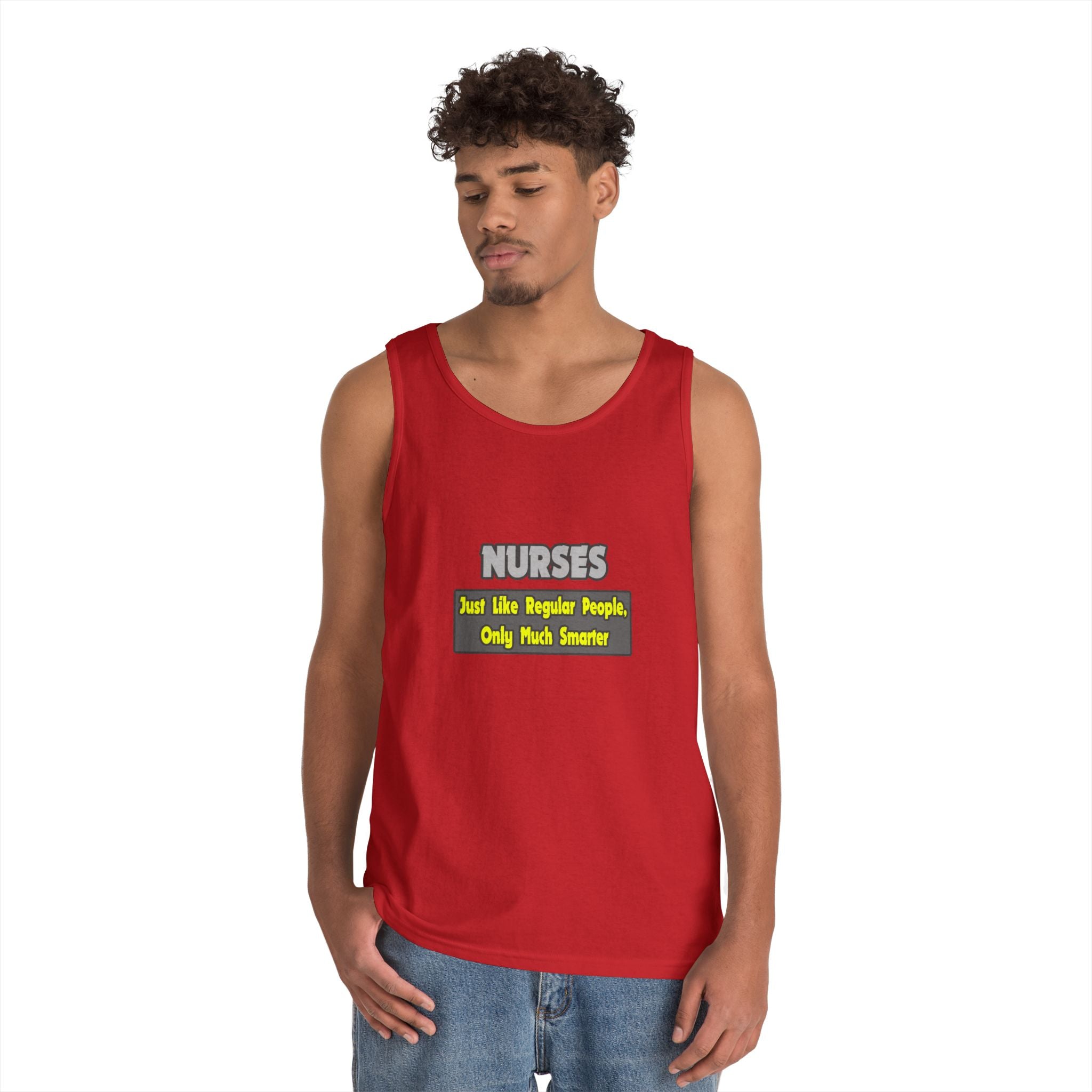 Nurses...Smarter - Unisex Heavy Cotton Tank Top