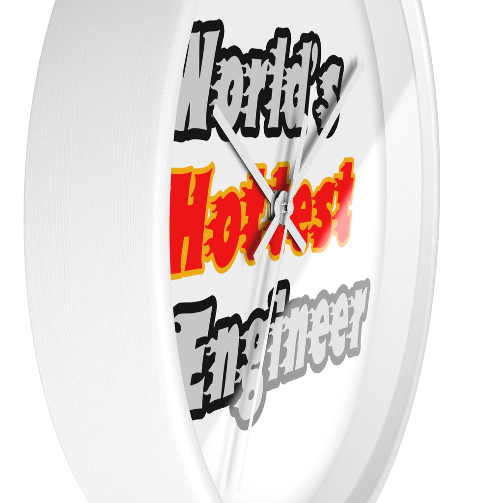 World's Hottest Engineer - Wall Clock
