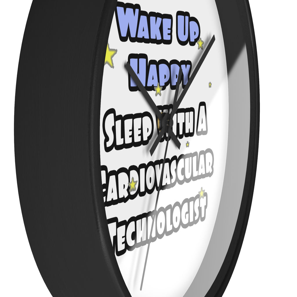 Wake Up Happy .. Sleep With Cardiovascular Tech - Wall Clock