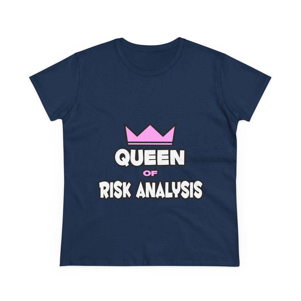 Queen of Risk Analysis - Women's Midweight Cotton Tee
