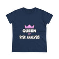 Queen of Risk Analysis - Women's Midweight Cotton Tee