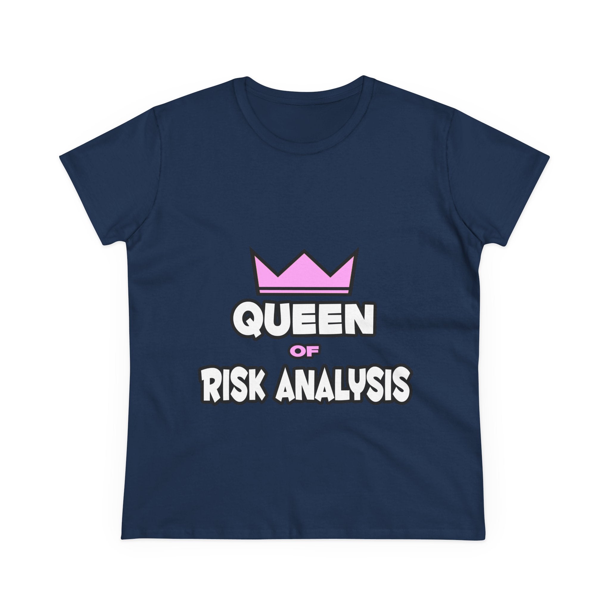 Queen of Risk Analysis - Women's Midweight Cotton Tee