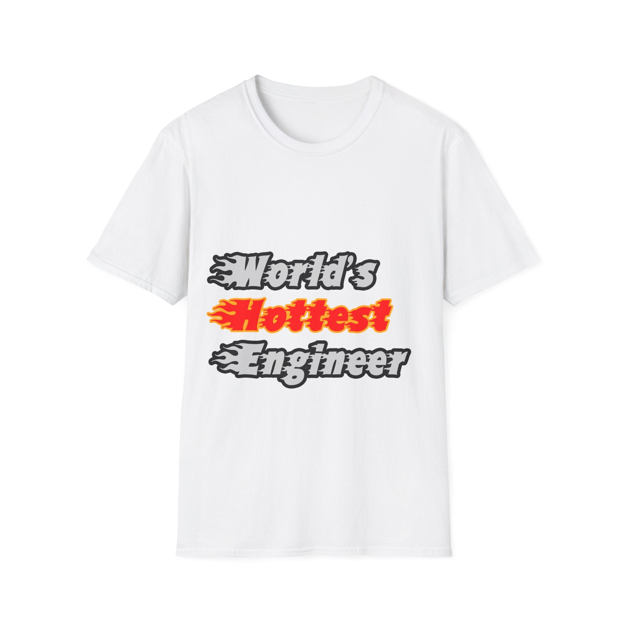 World's Hottest Engineer - Unisex Softstyle T-Shirt