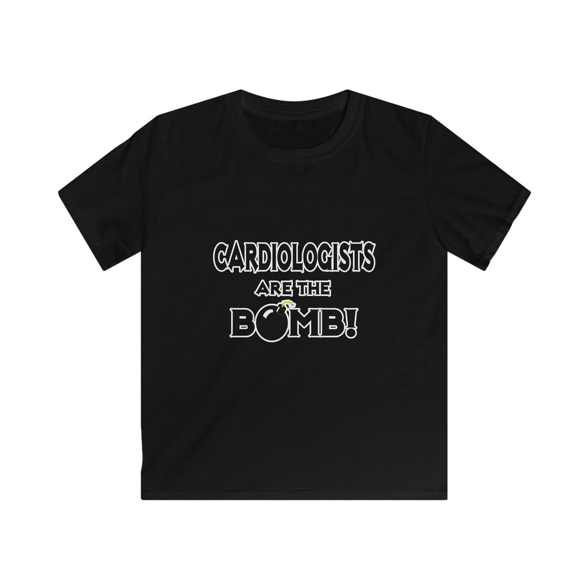 Cardiologists Are The Bomb! - Kids Softstyle Tee