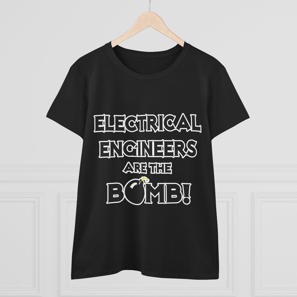 Electrical Engineers Are The Bomb! - Women's Midweight Cotton Tee