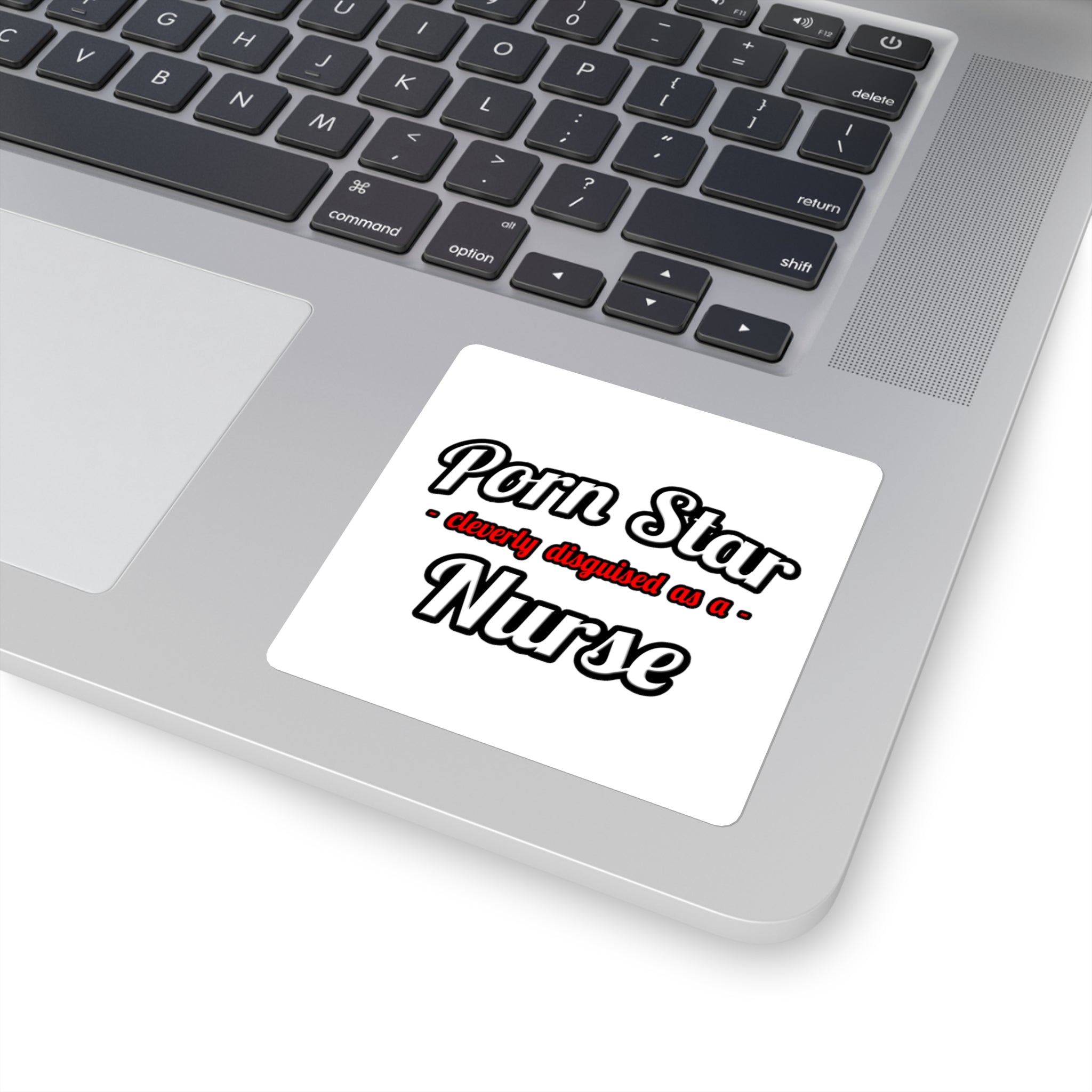 Porn Star...Nurse - Square Stickers