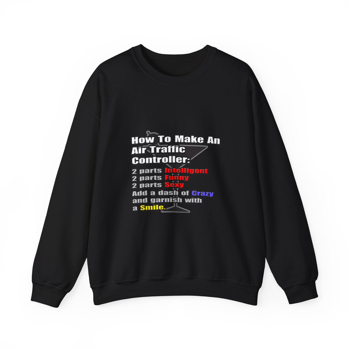 How To Make an Air Traffic Controller - Unisex Heavy Blend™ Crewneck Sweatshirt