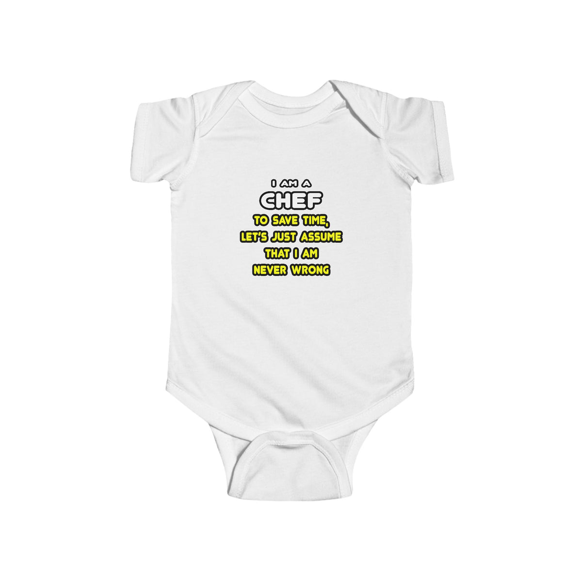 Funny Chef T Shirts and Gifts - Infant Fine Jersey Bodysuit