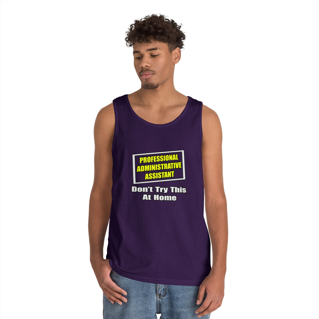Professional Administrative Assistant...Joke - Unisex Heavy Cotton Tank Top