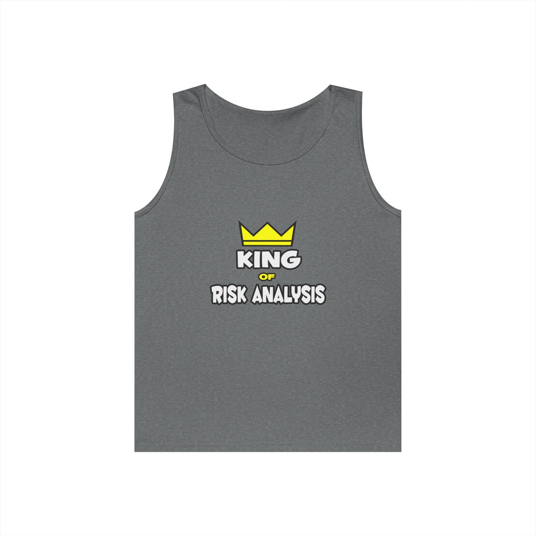 King of Risk Analysis - Unisex Heavy Cotton Tank Top