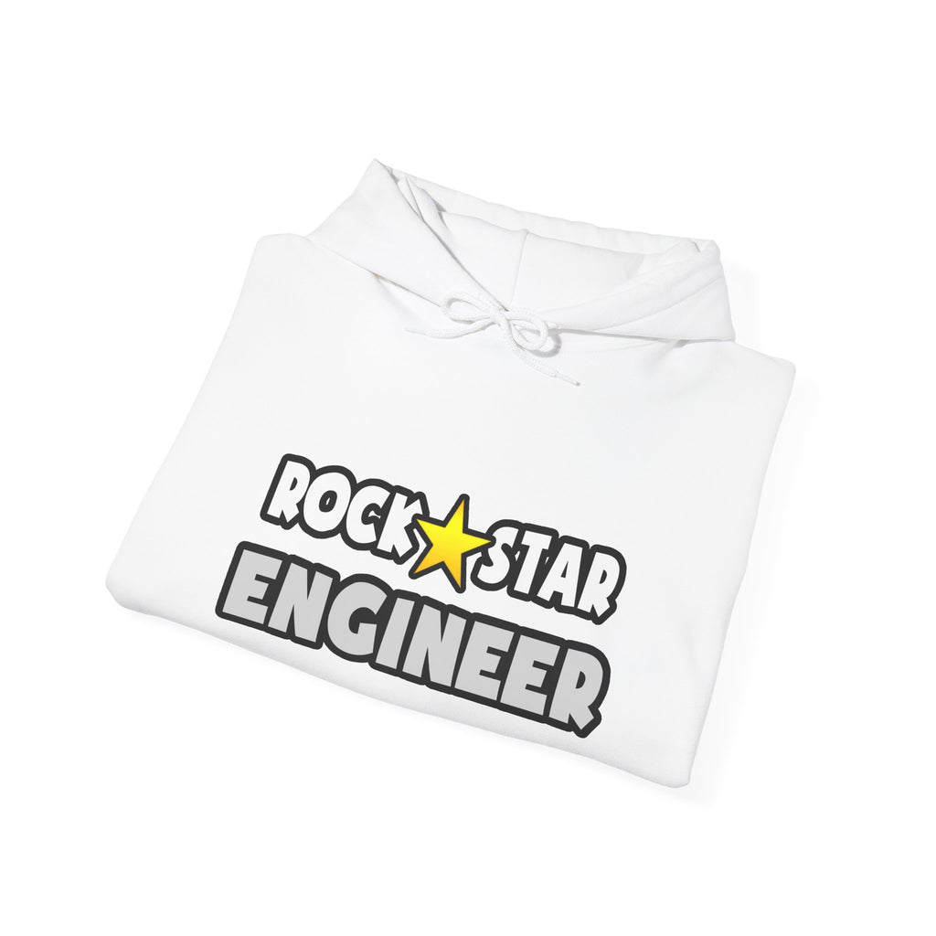 Rock Star Engineer (2) - Unisex Heavy Blend™ Hooded Sweatshirt
