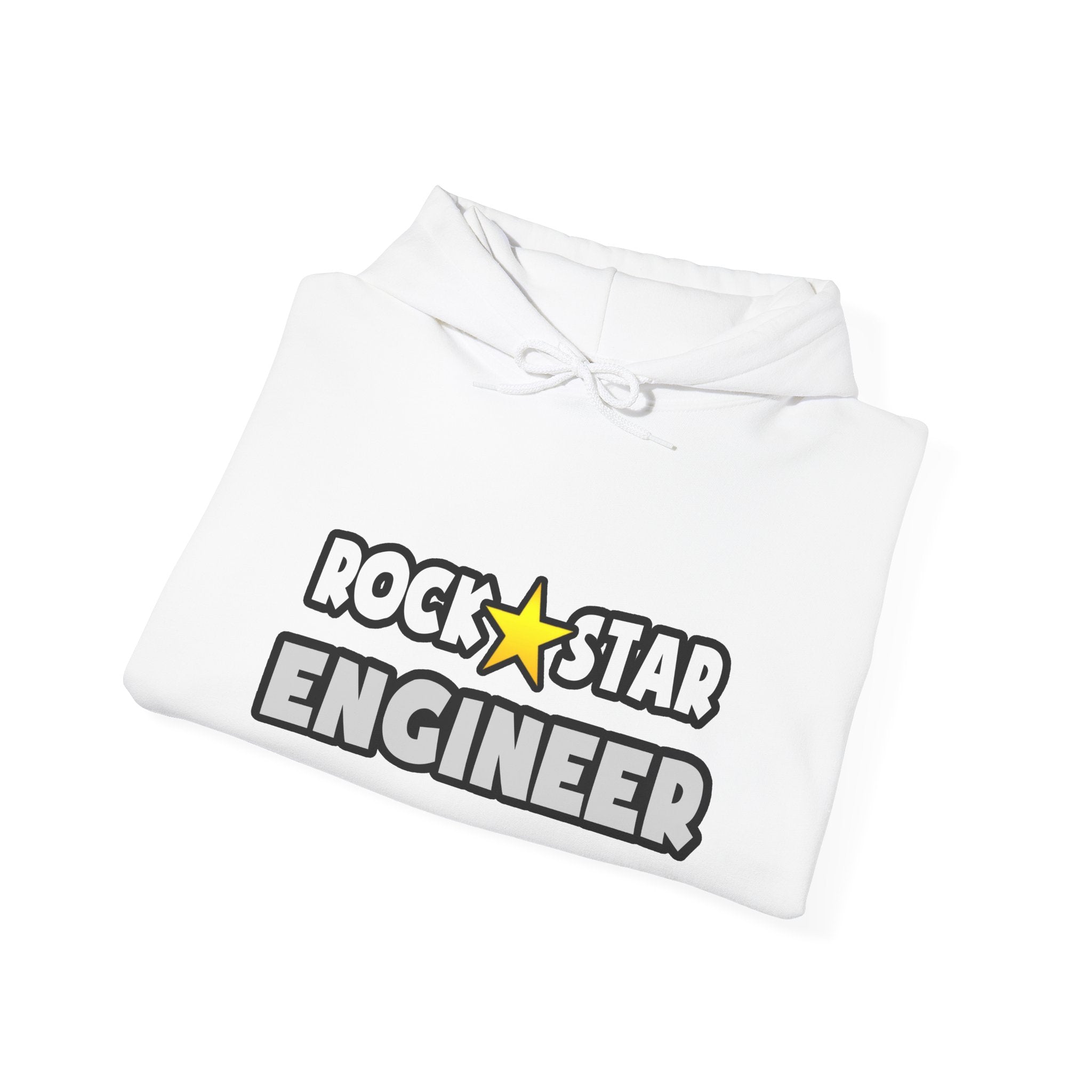 Rock Star Engineer (2) - Unisex Heavy Blend™ Hooded Sweatshirt
