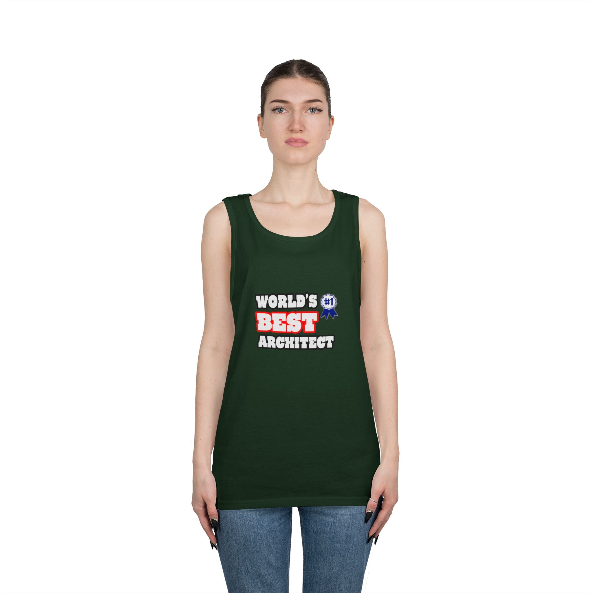 World's Best Architect - Unisex Heavy Cotton Tank Top