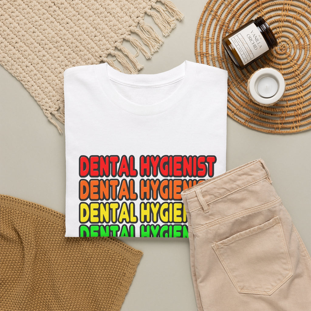 Rainbow Dental Hygienist - Unisex Heavy Cotton Tee