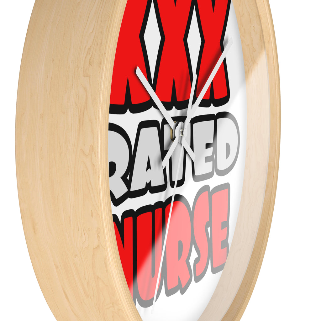 XXX Rated Nurse - Wall Clock