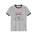 Queen of The Farm - Unisex Cotton Ringer T-Shirt