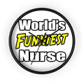 World's Funniest Nurse - Wall Clock