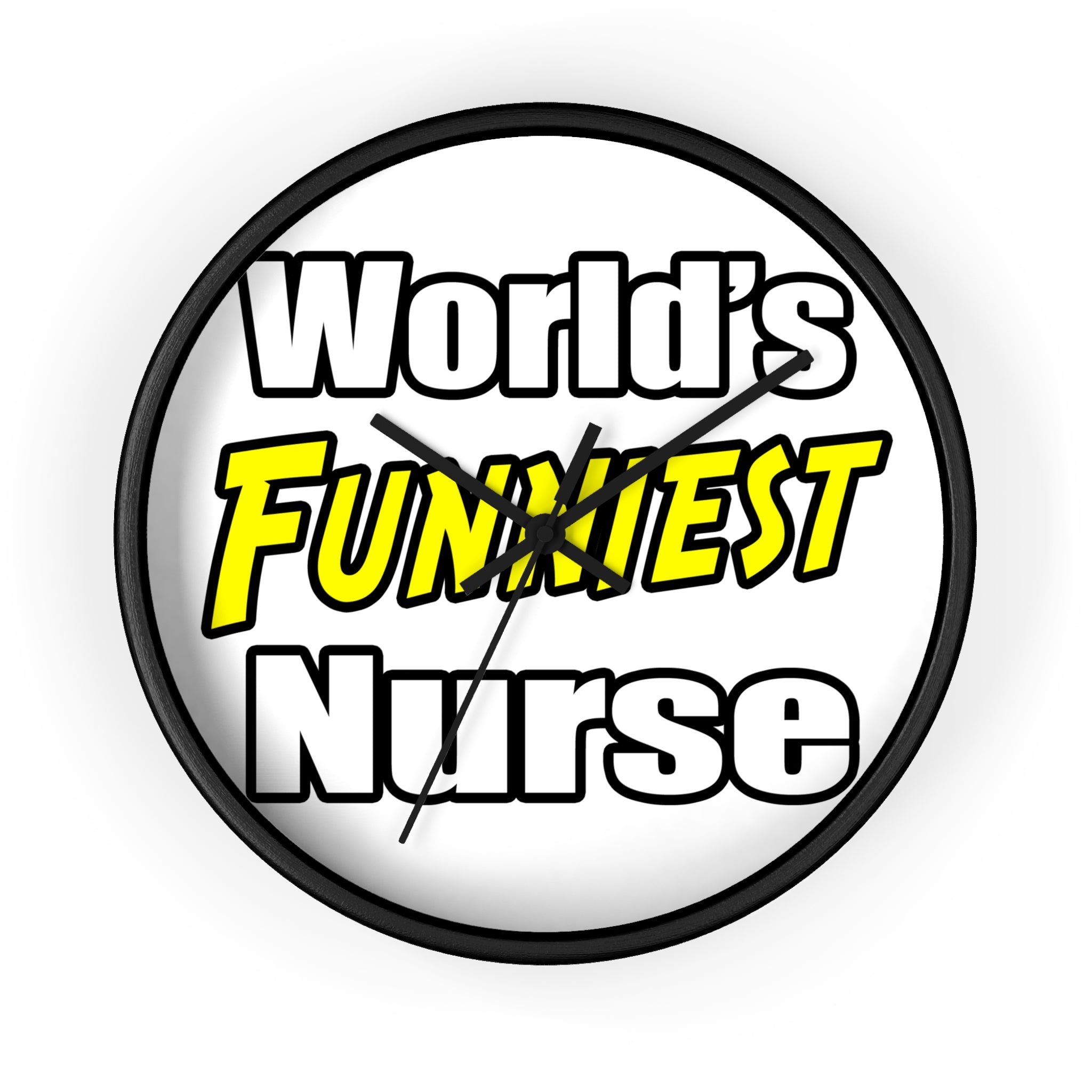 World's Funniest Nurse - Wall Clock