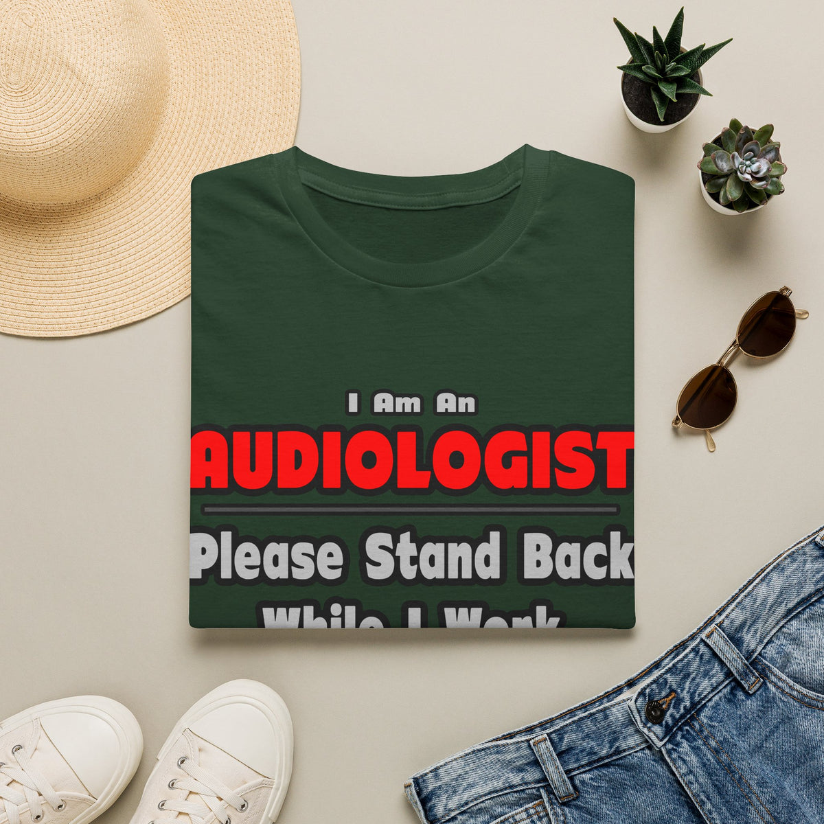 Audiologist ... Stand Back ... Work My Magic - Unisex Softstyle T-Shirt