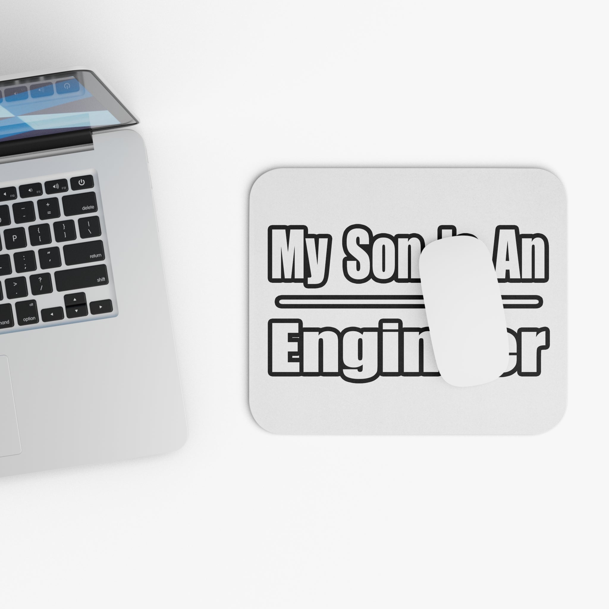 My Son Engineer - Mouse Pad (Rectangle)