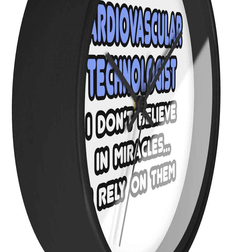 Miracles and Cardiovascular Technologists - Wall Clock