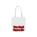 You Can't Scare Me...Teacher - Canvas Tote Bag, 5-Color Straps