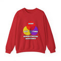 Venn Diagram .. Administrative Assistants - Unisex Heavy Blend™ Crewneck Sweatshirt