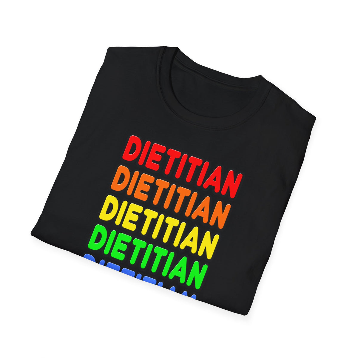 Rainbow Dietitian - Unisex Softstyle T-Shirt