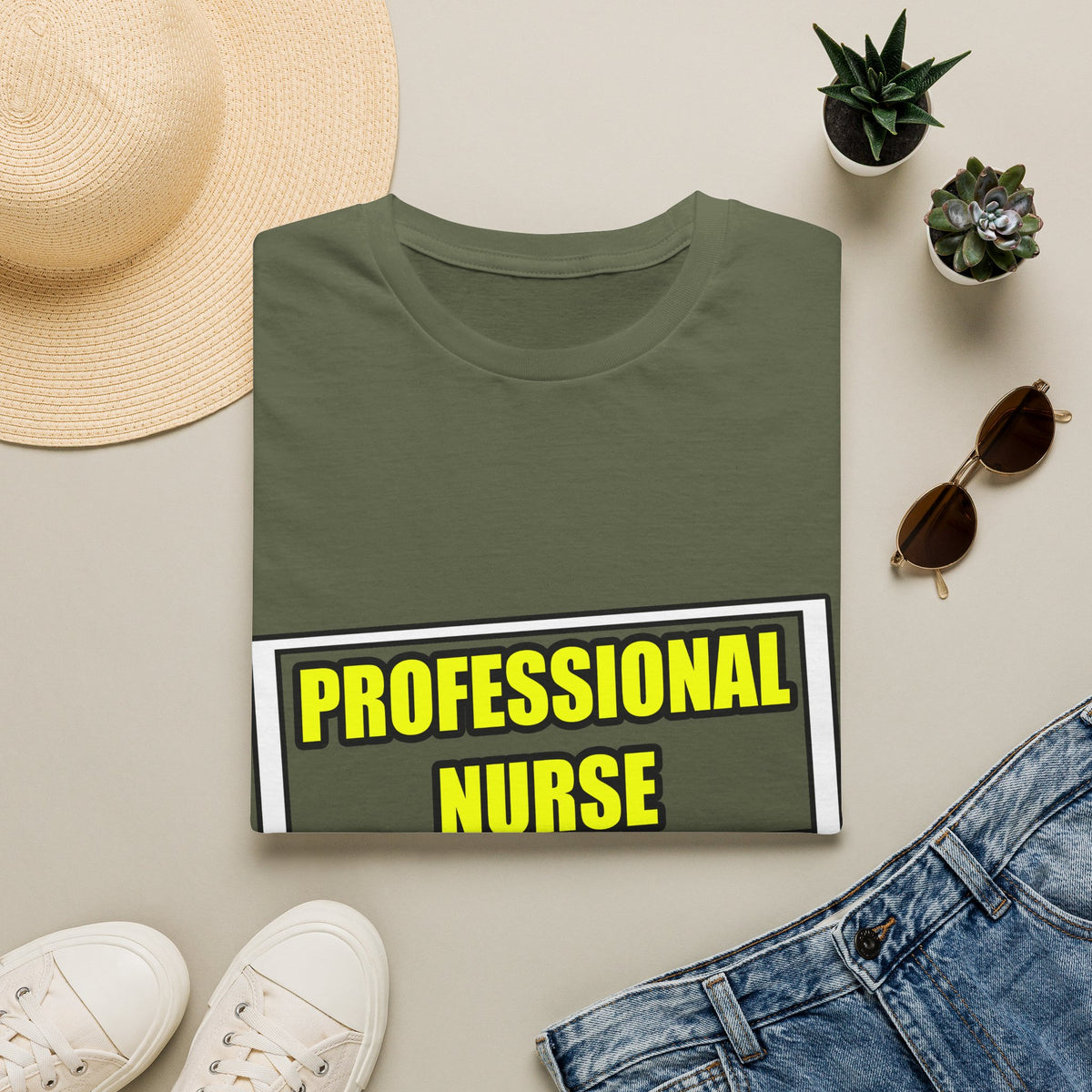 Professional Nurse...Don't Try This At Home - Unisex Softstyle T-Shirt
