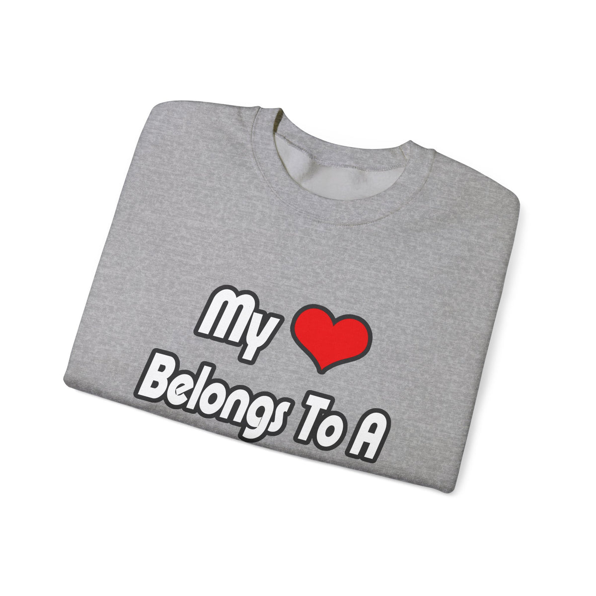 My Heart Belongs To A Doctor - Unisex Heavy Blend™ Crewneck Sweatshirt
