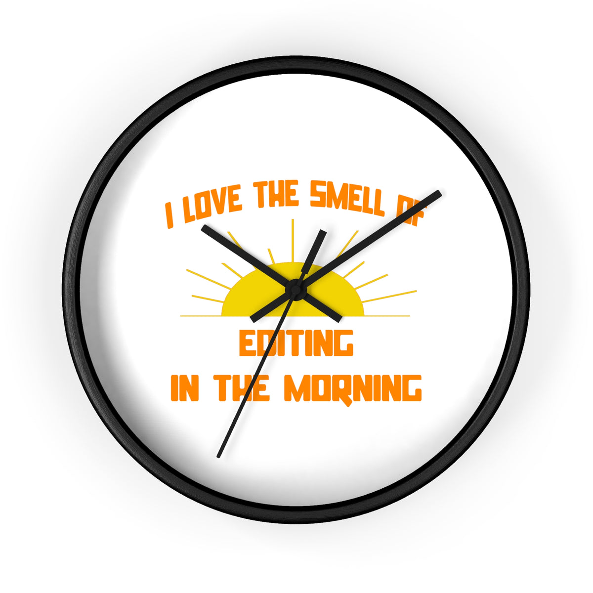 Smell of Editing in the Morning - Wall Clock