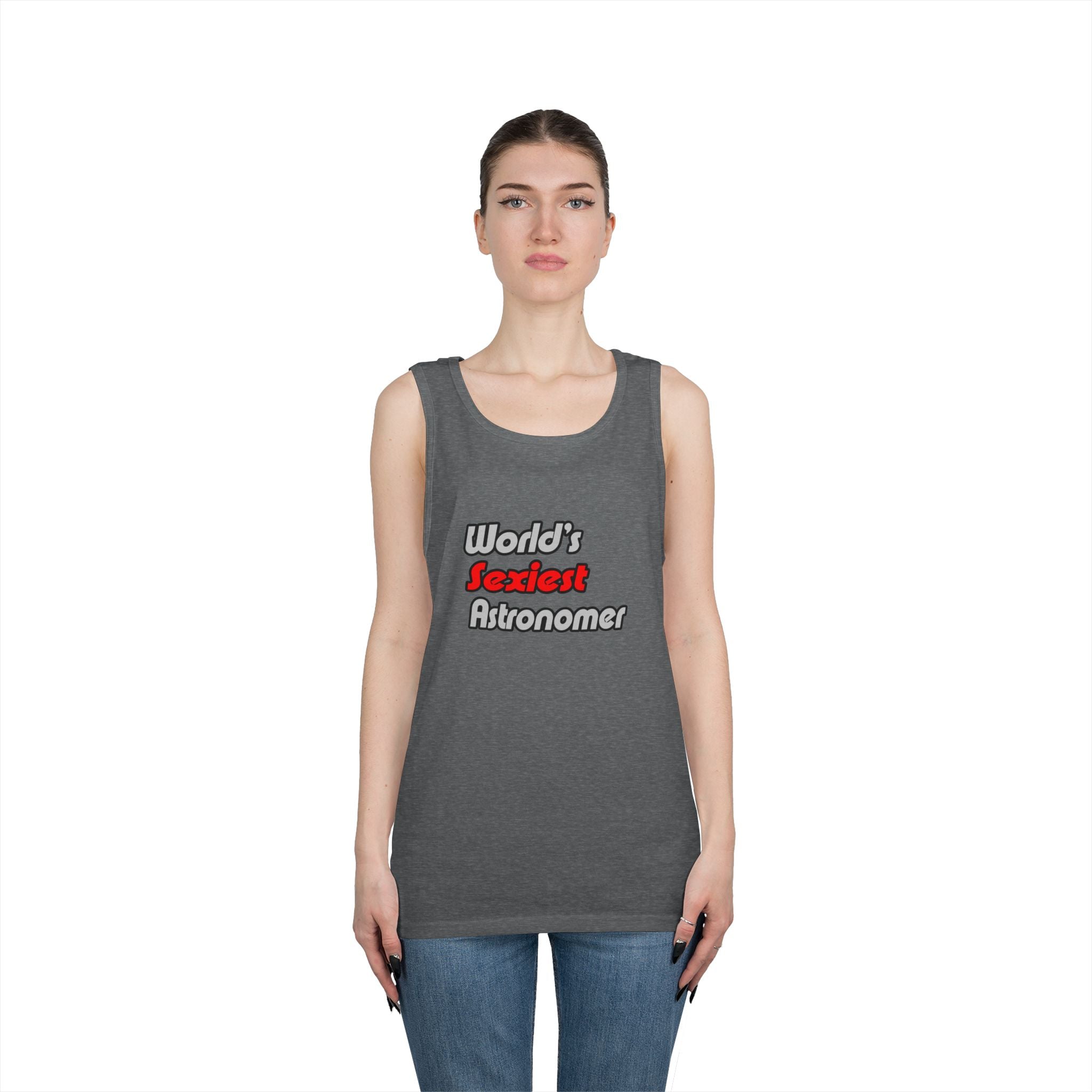 World's Sexiest Astronomer - Unisex Heavy Cotton Tank Top