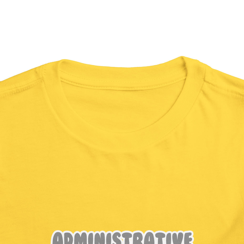 Administrative Asst ... Will Work For Ice Cream - Toddler Short Sleeve Tee