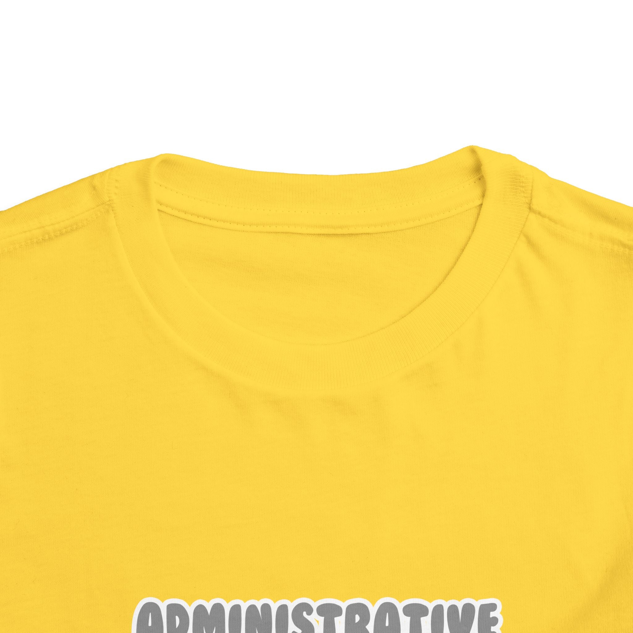 Administrative Asst ... Will Work For Ice Cream - Toddler Short Sleeve Tee