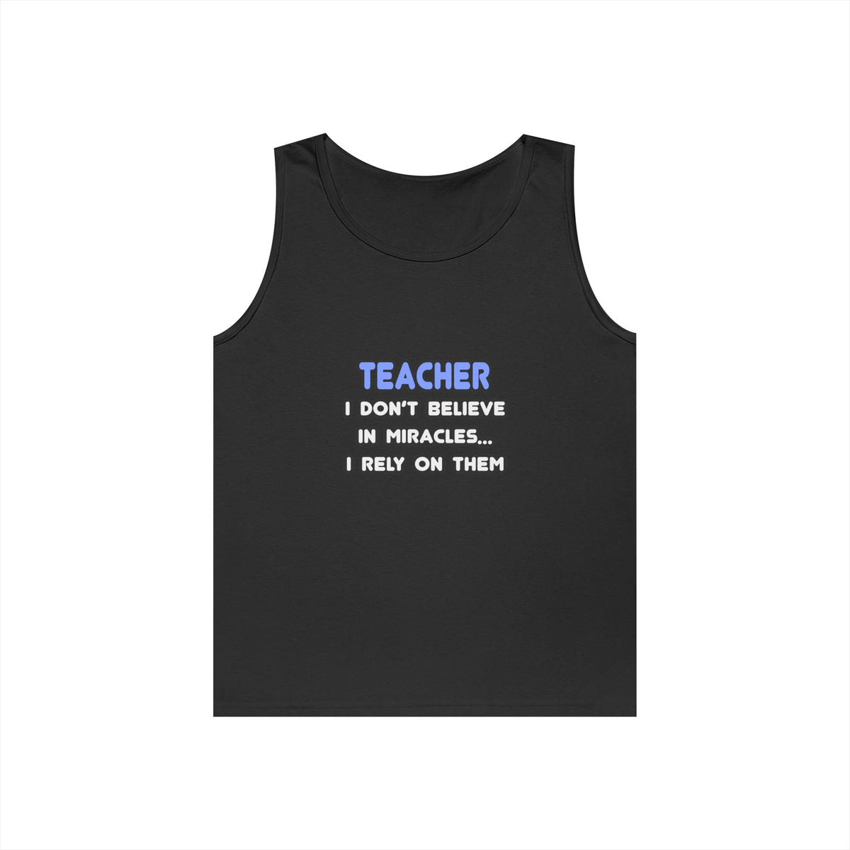 Miracles and Teachers - Unisex Heavy Cotton Tank Top
