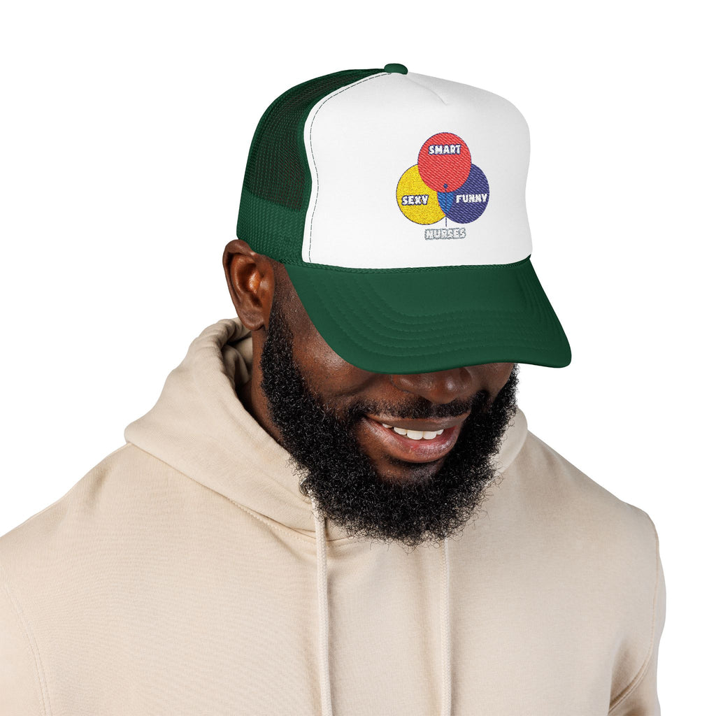 Venn Diagram .. Nurses - Foam Trucker Hat