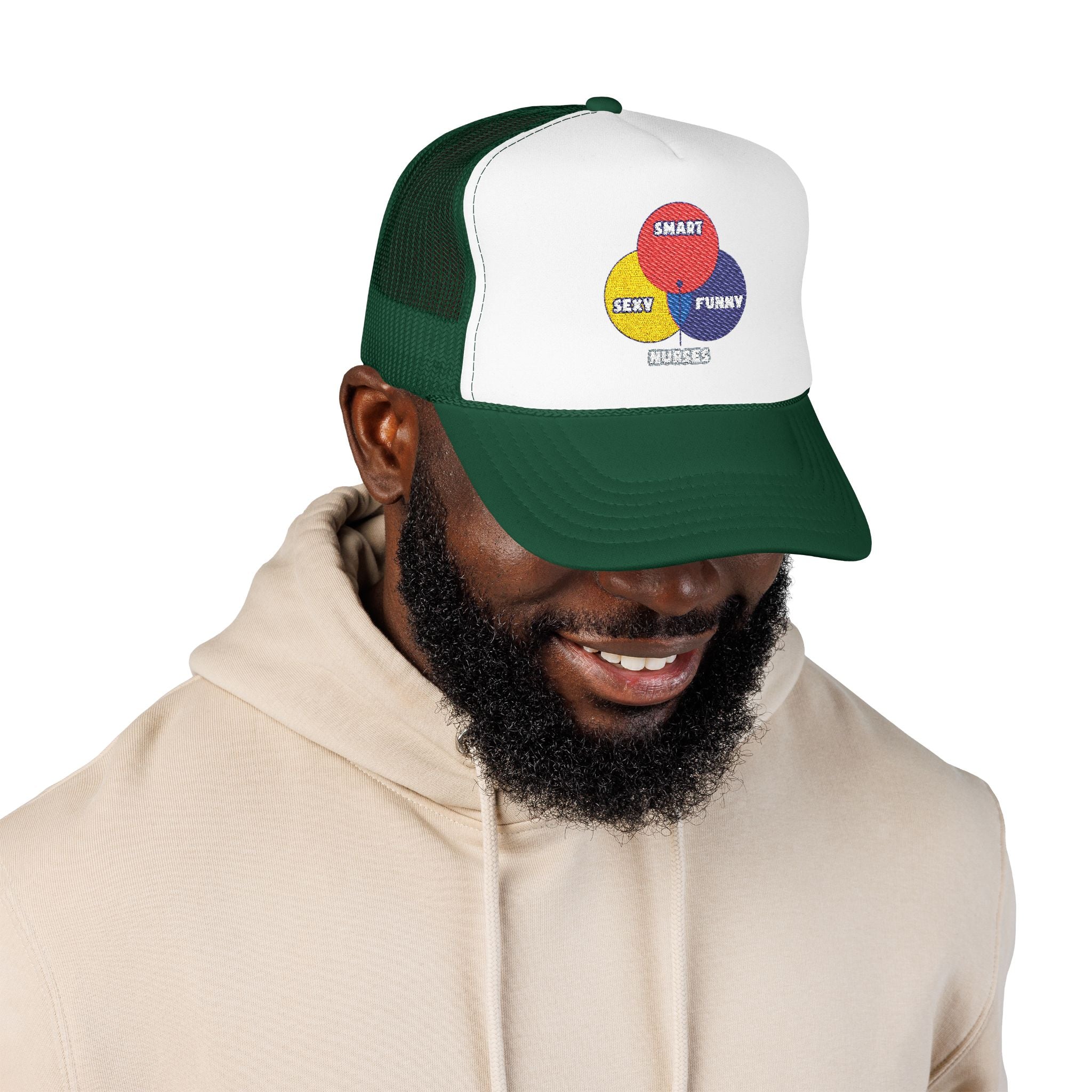 Venn Diagram .. Nurses - Foam Trucker Hat