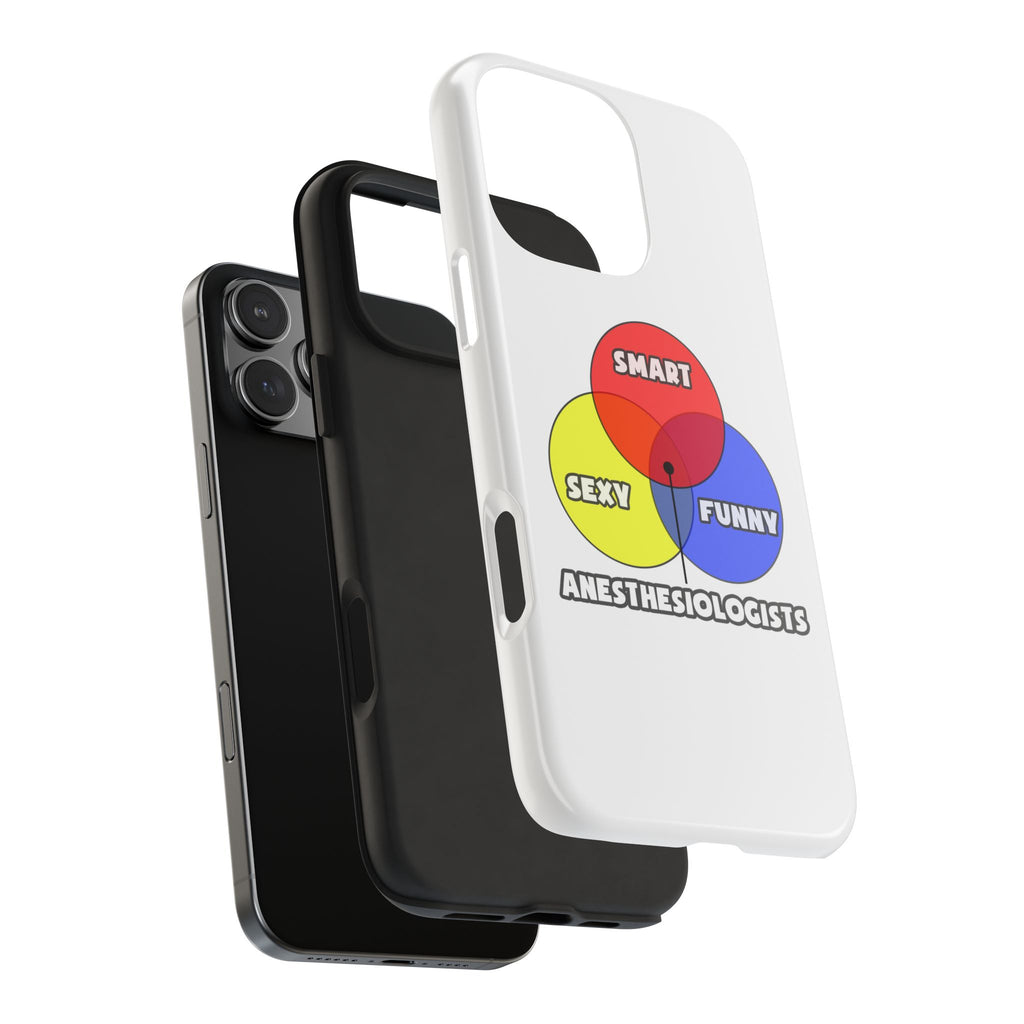 Venn Diagram .. Anesthesiologists - Tough Phone Cases