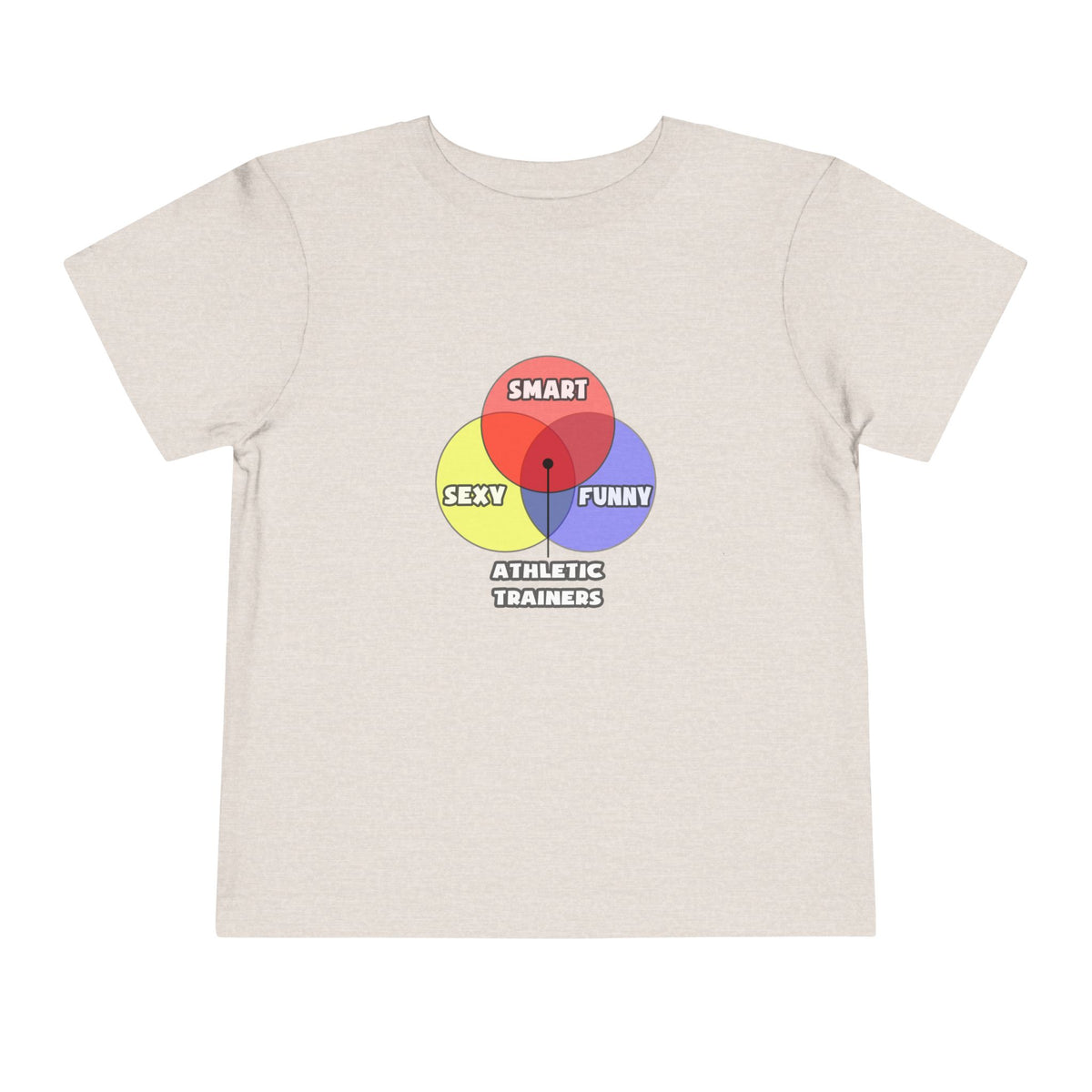 Venn Diagram .. Athletic Trainers - Toddler Short Sleeve Tee