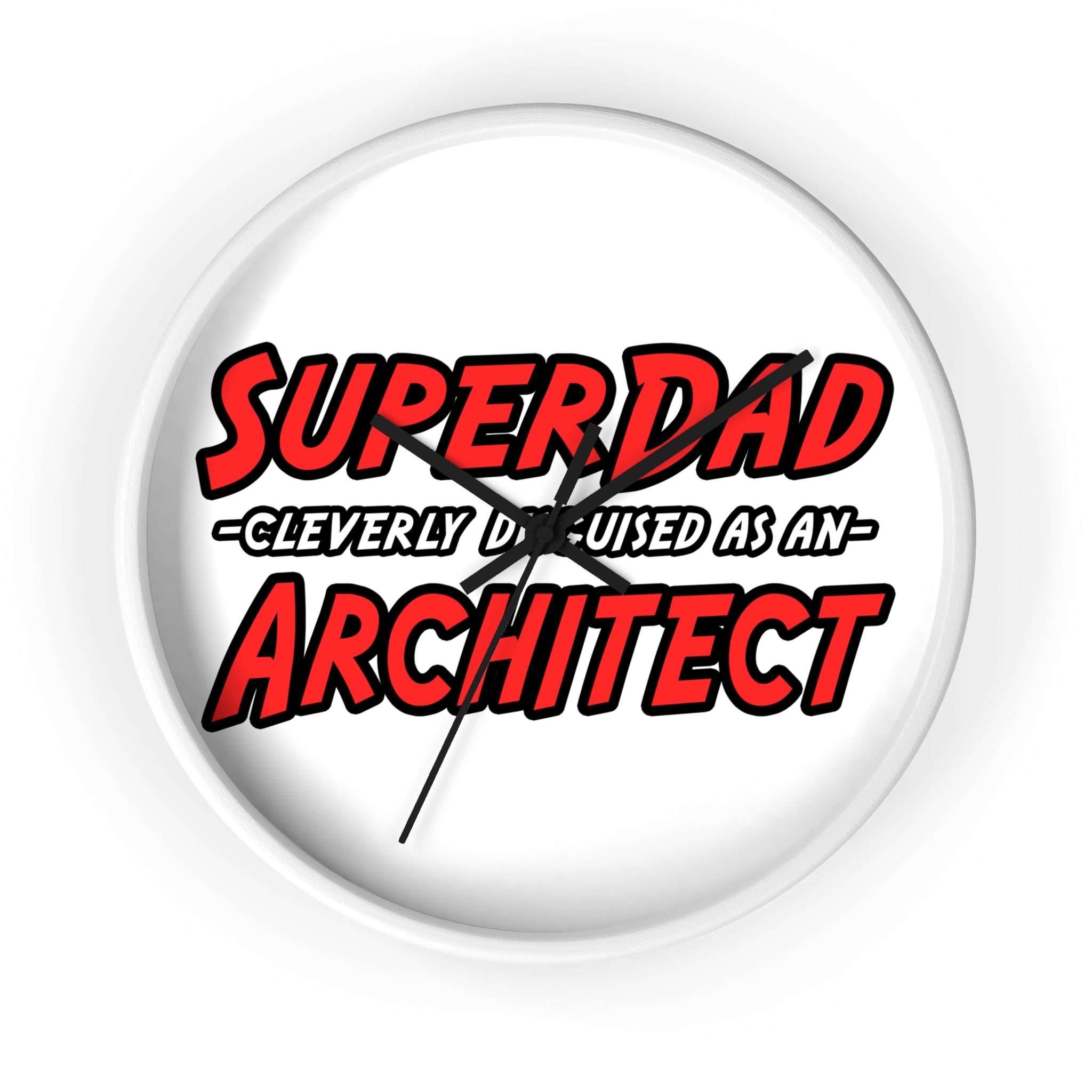 SuperDad...Architect - Wall Clock