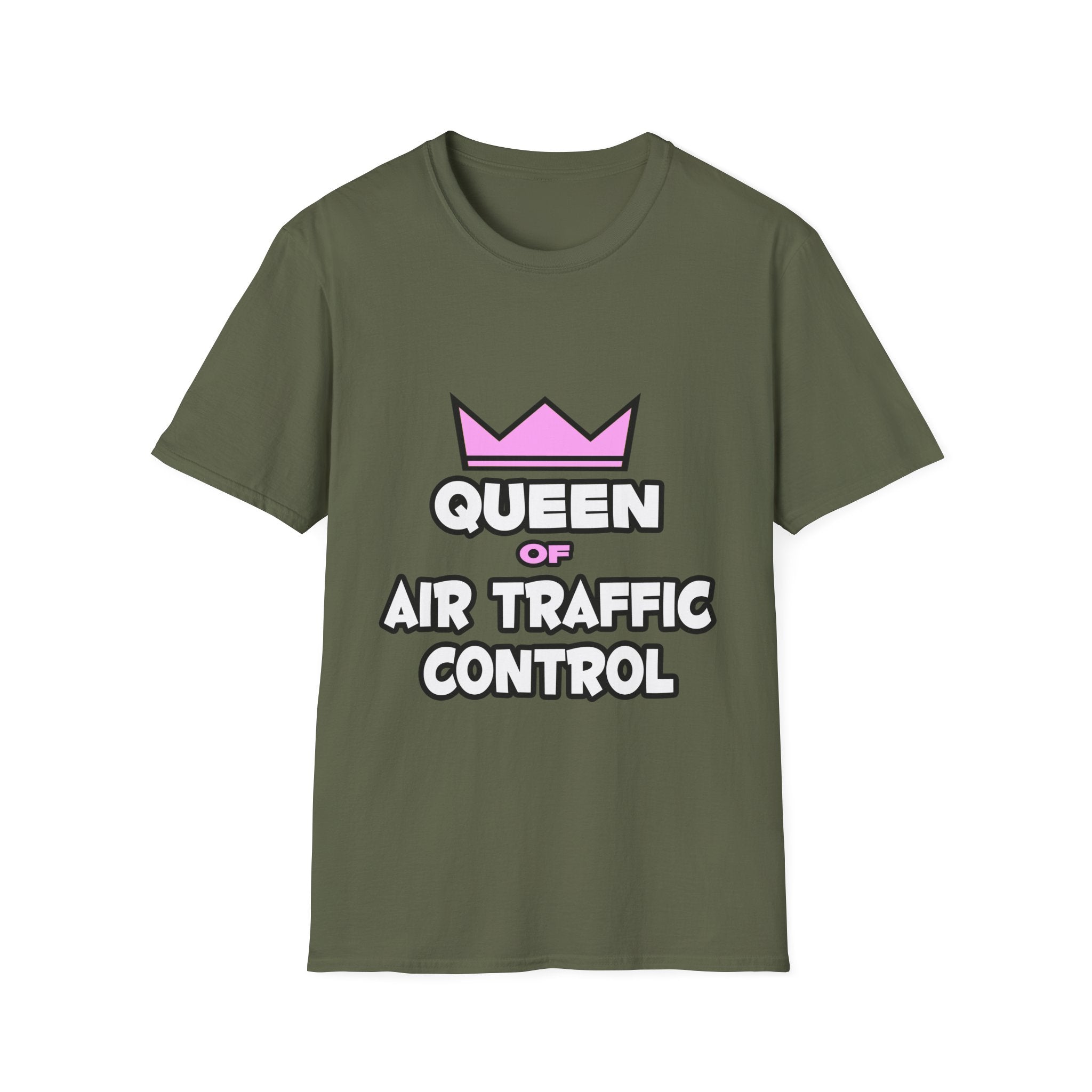 Queen of Air Traffic Control - Unisex Softstyle T-Shirt